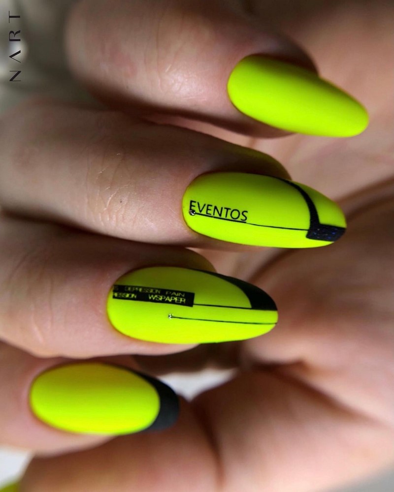 Дизайн Салатовых Ногтей Фото